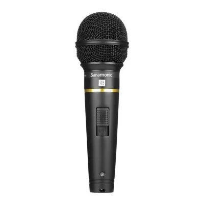 Saramonic Dynamic Handheld Mic for Live & Studio Recording w/ Windscreen, Clip & XLR to 1/4" Mic Cable